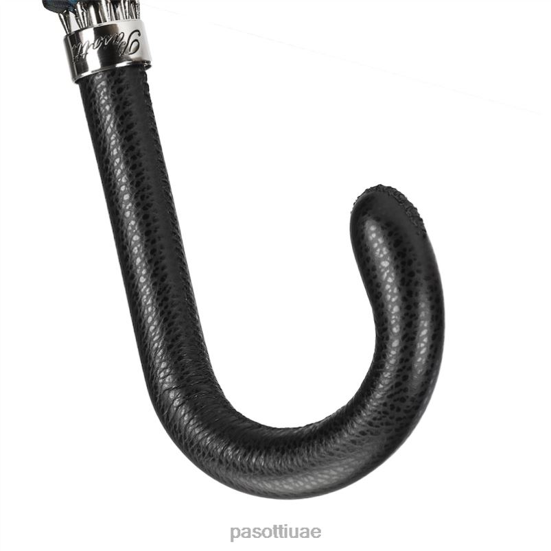 مظلة | 478 6768-7 pu - مظلة رمادية أنيقة، مقبض جلدي PASOTTI Z446V70